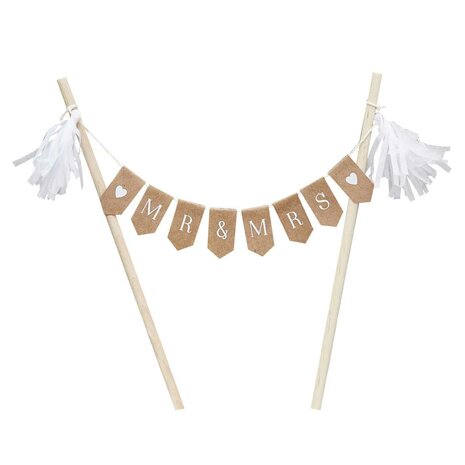 Ginger Ray Mr & Mrs Cake Bunting 