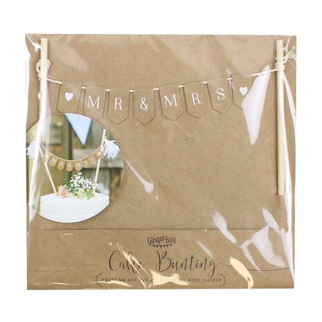 Ginger Ray Mr & Mrs Cake Bunting 