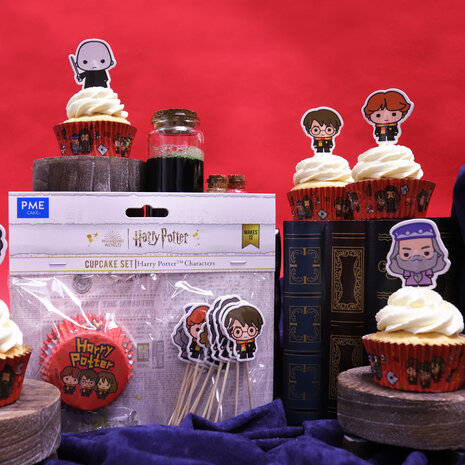 PME Harry Potter Cupcake vormpjes & Topper Set /12