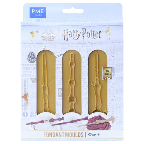 PME Harry Potter Fondant Mal, Toverstokken, 6 stuks