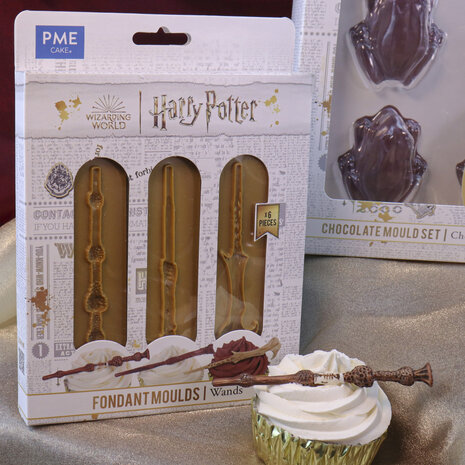 PME Harry Potter Fondant Mal, Toverstokken, 6 stuks