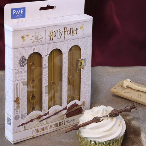 PME Harry Potter Fondant Mal, Toverstokken, 6 stuks