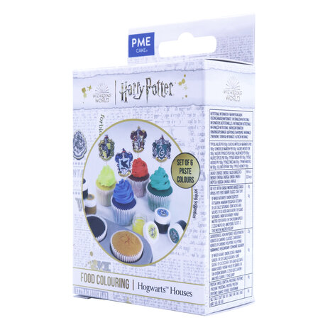 PME Harry Potter Voedingskleuren kit voor taart en glazuur, 6 stuks