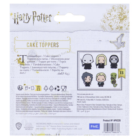 PME Harry Potter Taarttoppers, De Duistere Kunsten 6/st