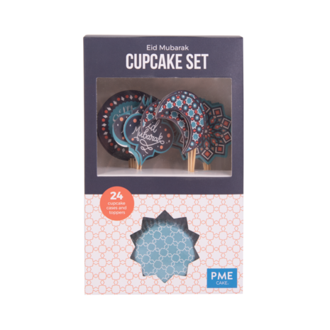 PME Cupcake Eid Mubarak Set/48