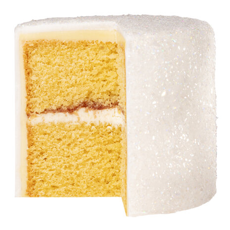 PME Magic Sprinkles, Eetbare Iriserende Glittervlokken – Wit Kristal (3g)