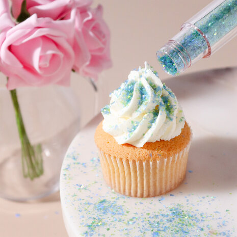 PME Magic Sprinkles, Eetbare Iriserende Glittervlokken – Eiland Lagune (3g)