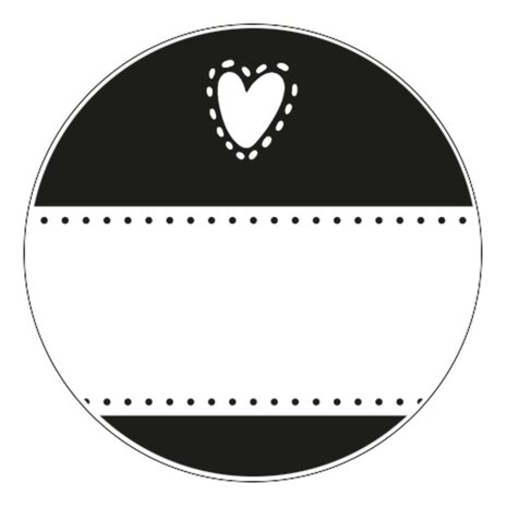 Westmark 24 decoratieve etiketten, rond ø 3,5 cm