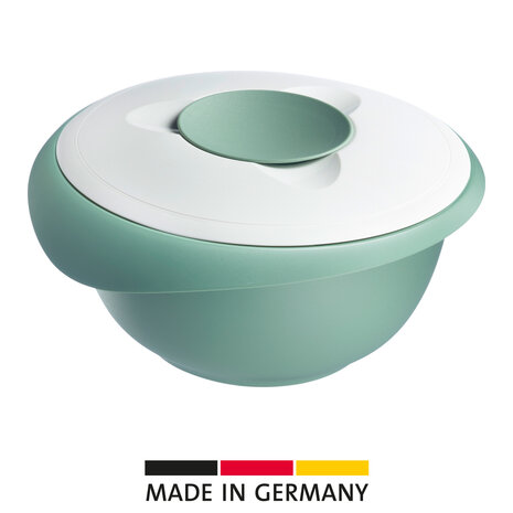 Westmark Mengkom met tweedelig deksel, 3,5 l, mintgroen/wit