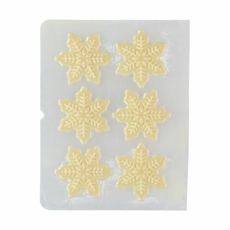 FunCakes Chocolade Decoraties Sneeuwvlok pk/6