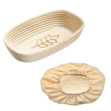 Westmark Rijsmand Ovaal, met Korenaar, 34 x 20,5 x 8 cm, met cover