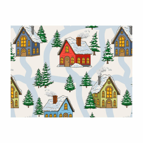 Decora Happy Christmas Box for Sweets pk/1