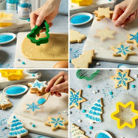Decora Christmas Decorations Cookie Cutters and Stencils
