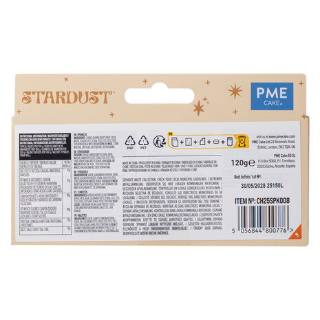PME Stardust - Klassiek Kerst Set van 4 - 120g