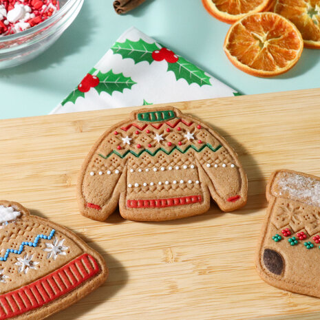 PME Kerst Koekjesuitstekers & Stempels - Gezellige Kerst Set/3