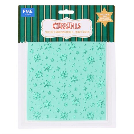 PME Siliconen Impression Mat Sneeuw