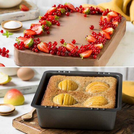 Decora Bake&Cook Line small tall rectangular mould 28.5 x 23 x 7 h cm