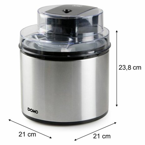 DOMO Eismaschine &lsquo;GelaTwist&rsquo; &ndash; 2 L