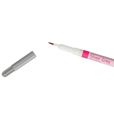 FunCakes Food Pen Silver Grey