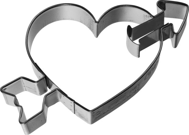 Birkmann Heart with arrow cookie cutter 8cm