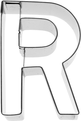 Birkmann Letter R cookie cutter 6cm