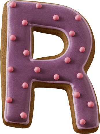 Birkmann Letter R cookie cutter 6cm