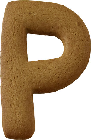 Birkmann Letter P cookie cutter 6cm