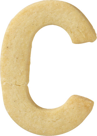 Birkmann Letter C cookie cutter 6cm