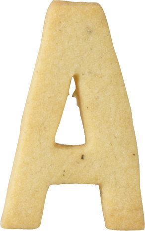 Birkmann Letter A cookie cutter 6cm