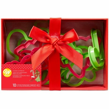 Wilton Emporte-Pièce Biscuit Plastique Noël Set/10