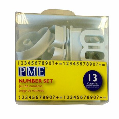 PME Set de Découpoirs Chiffres (x13)