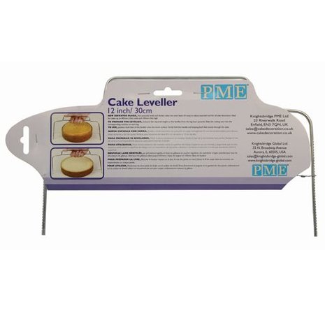 PME Cake Leveller Small & Taartzaag 30 cm