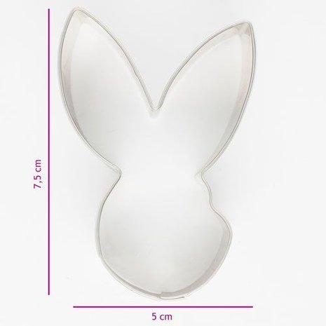 Cookie Cutter Hare Head 7,5 cm