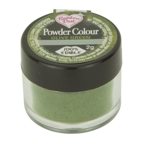 Rainbow Dust Powder Colour Green - Olive Green >