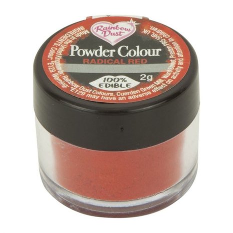 Rainbow Dust Powder Colour Red - Radical Red