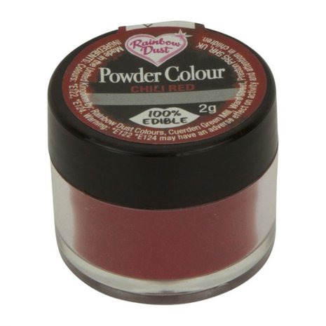 Rainbow Dust Powder Colour Red - Chili Red