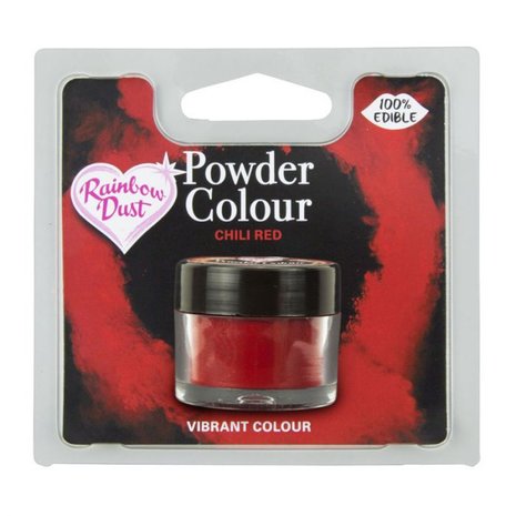 Rainbow Dust Powder Colour Red - Chili Red