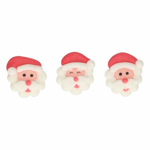 FunCakes Suikerdecoratie Kerstman Set/12