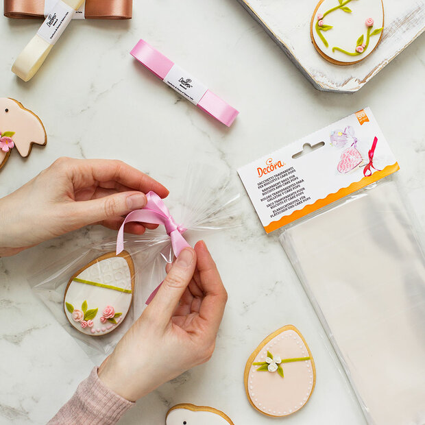 Decora Transparante Cadeau zakjes 10 x 20 h cm pk/50st