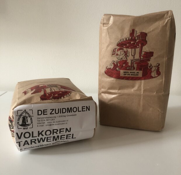 Volkoren Tarwemeel 1kg - de Zuidmolen