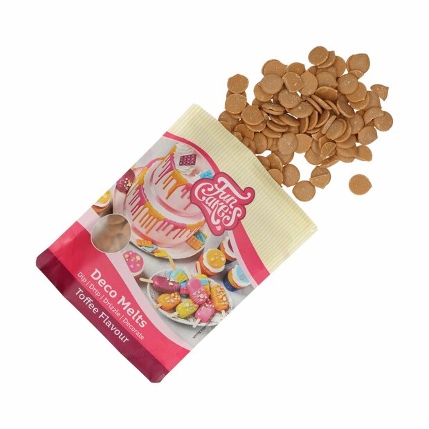 FunCakes Deco Melts Toffeesmaak 250g T.H.T. 31-12-25