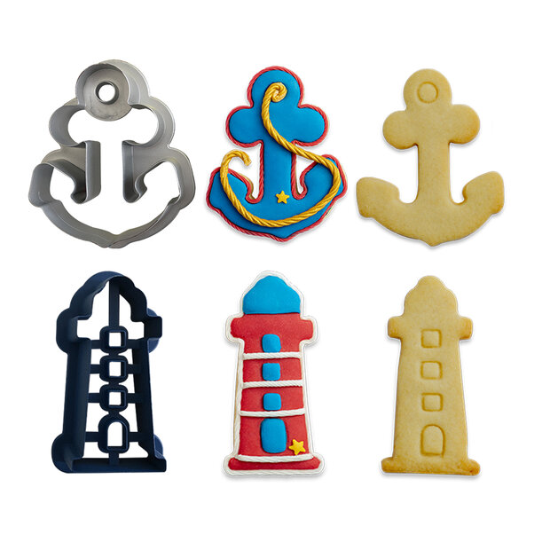 Decora Sea Cookie Cutter Set/2
