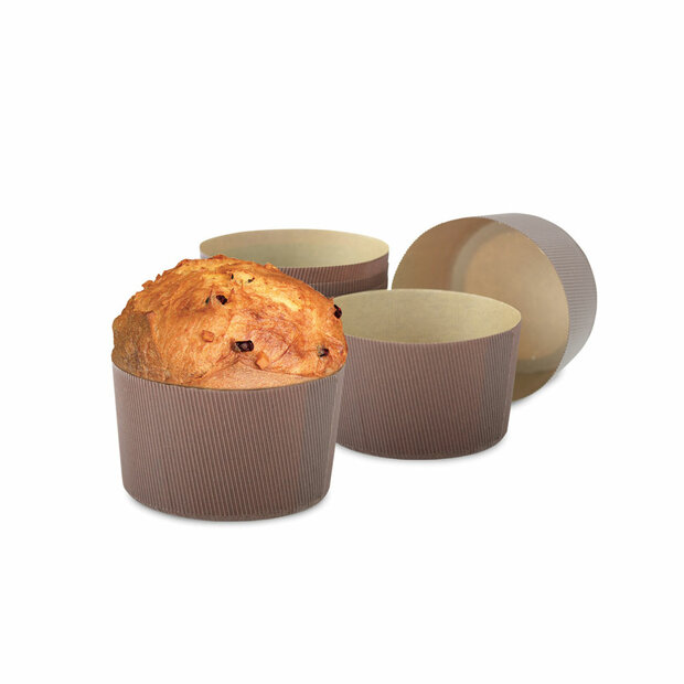 Decora Papieren Ronde Brood &amp; Brioche Bakvorm 5st