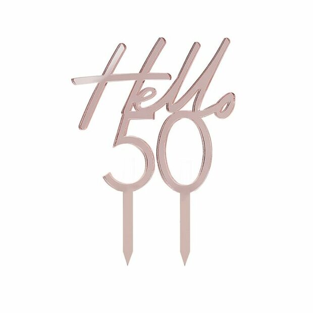 Ginger Ray 50th Birthday Cake Topper