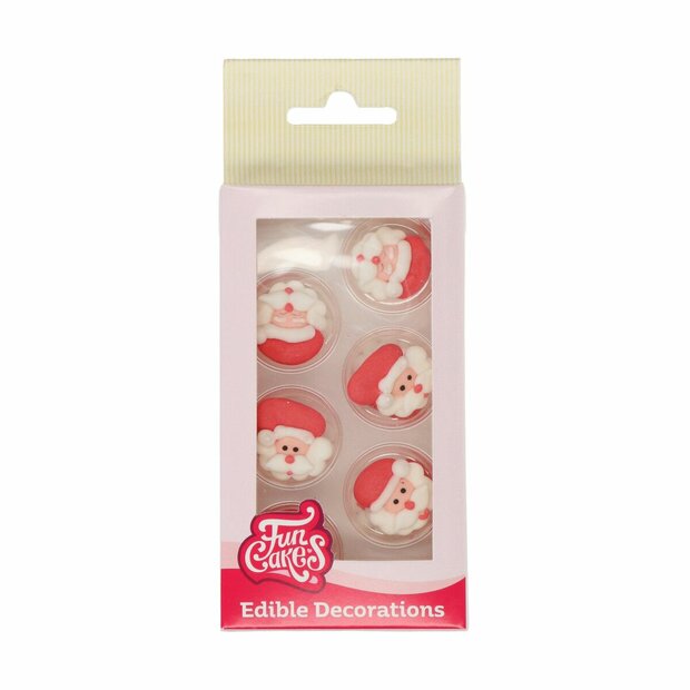 FunCakes Suikerdecoratie Kerstman Set/12