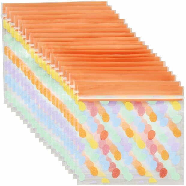 Wilton Hersluitbare Traktatiezakjes &ndash; Eggs &ndash; 20 stuks