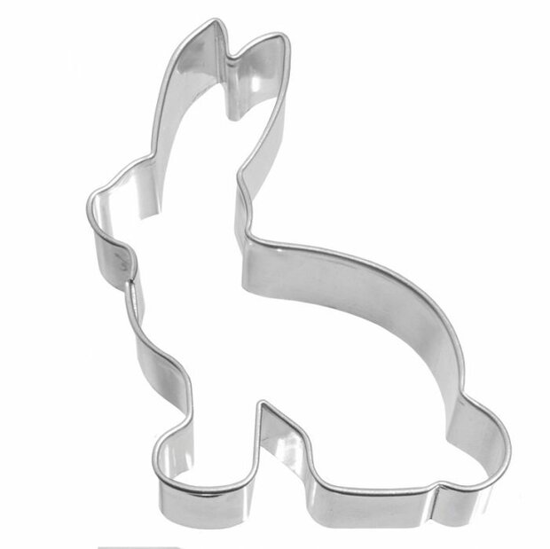 Birkmann Rabbit Sitting Cookie Cutter on Giftcard &ndash; 7 cm 