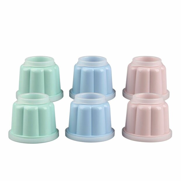 Dr. Oetker Pudding Moulds with Lids Set/6