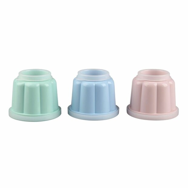 Dr. Oetker Pudding Moulds with Lids Set/6