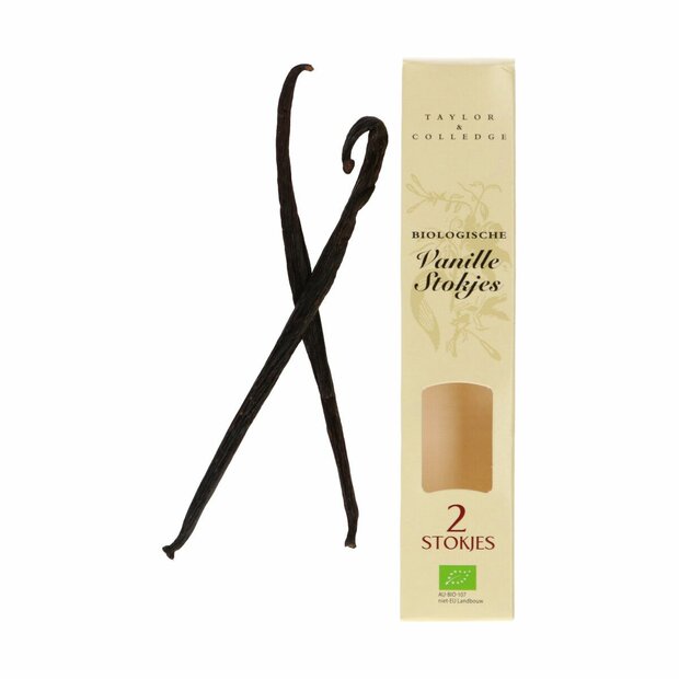 Taylor &amp; Colledge Vanilleboon Pasta 65g Biologisch